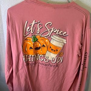 simply, southern let spice things up long sleeve T-shirt